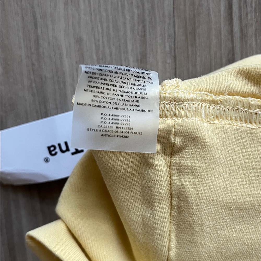 Aritzia Yellow Flare Pants - Picture 7 of 7